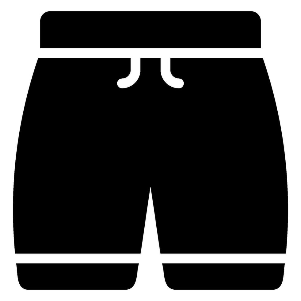 shorts glyph icon vector