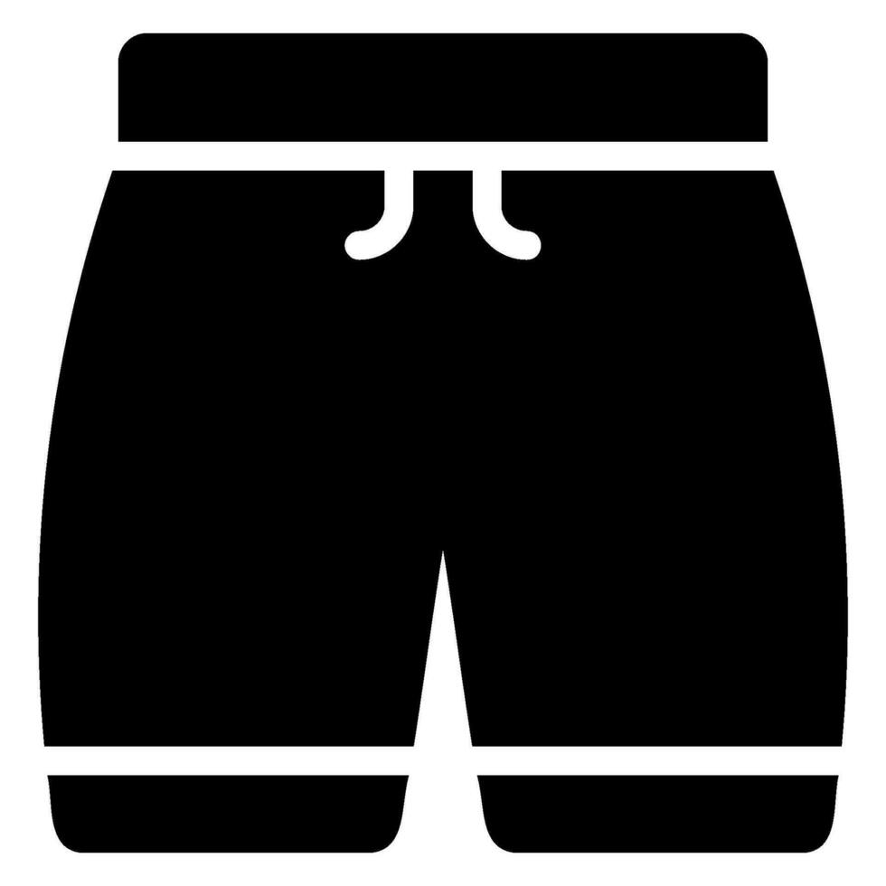 shorts glyph icon vector