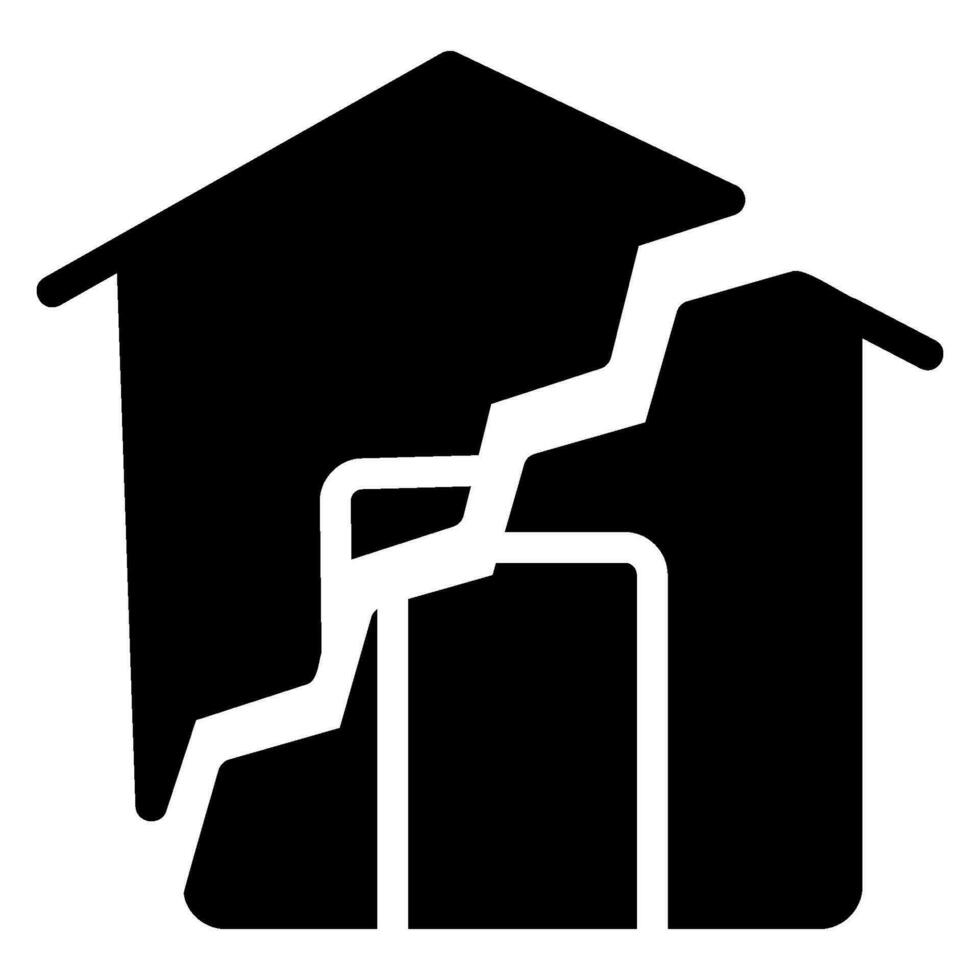 divide glyph icon vector