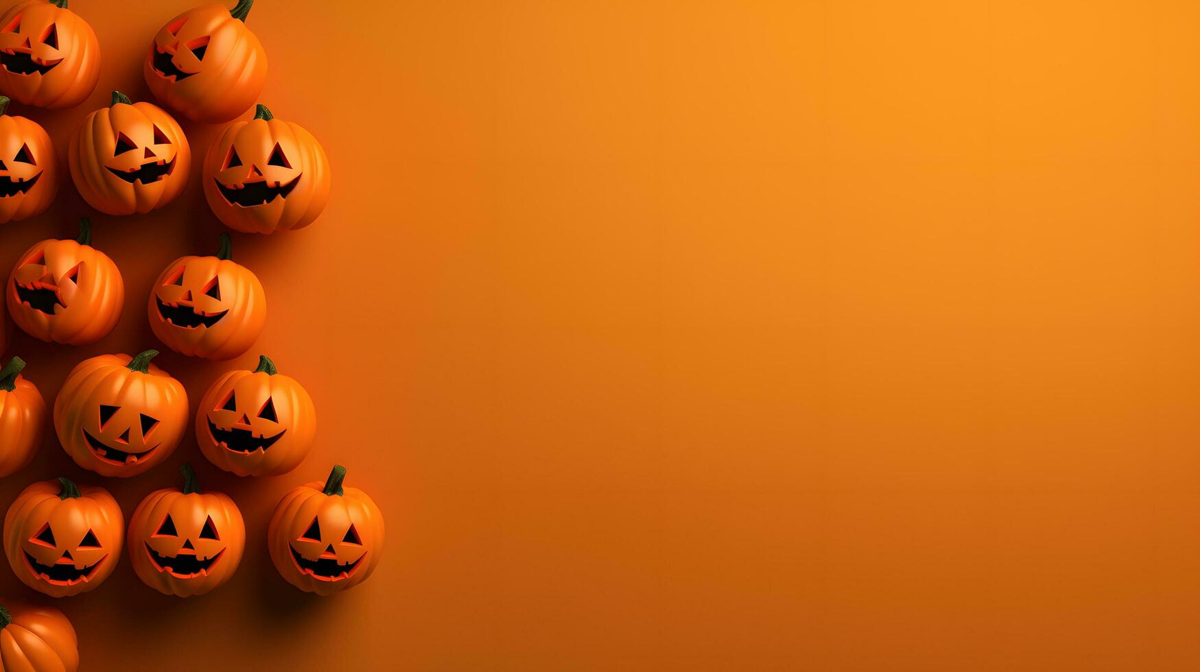 halloween pumpkin background template banner photo