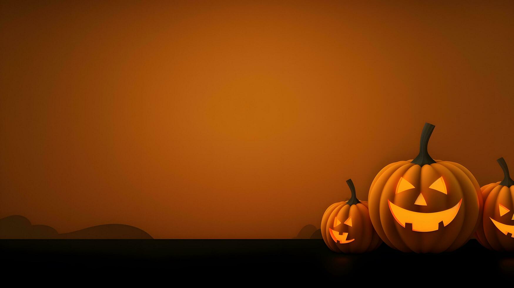 halloween pumpkin background template banner photo