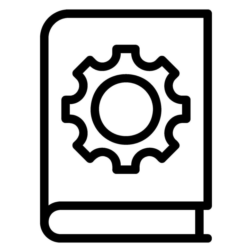 book line icon vector