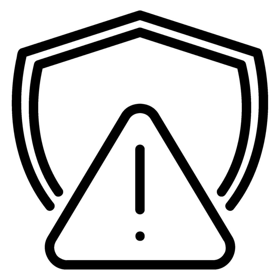 risk management line icon vector