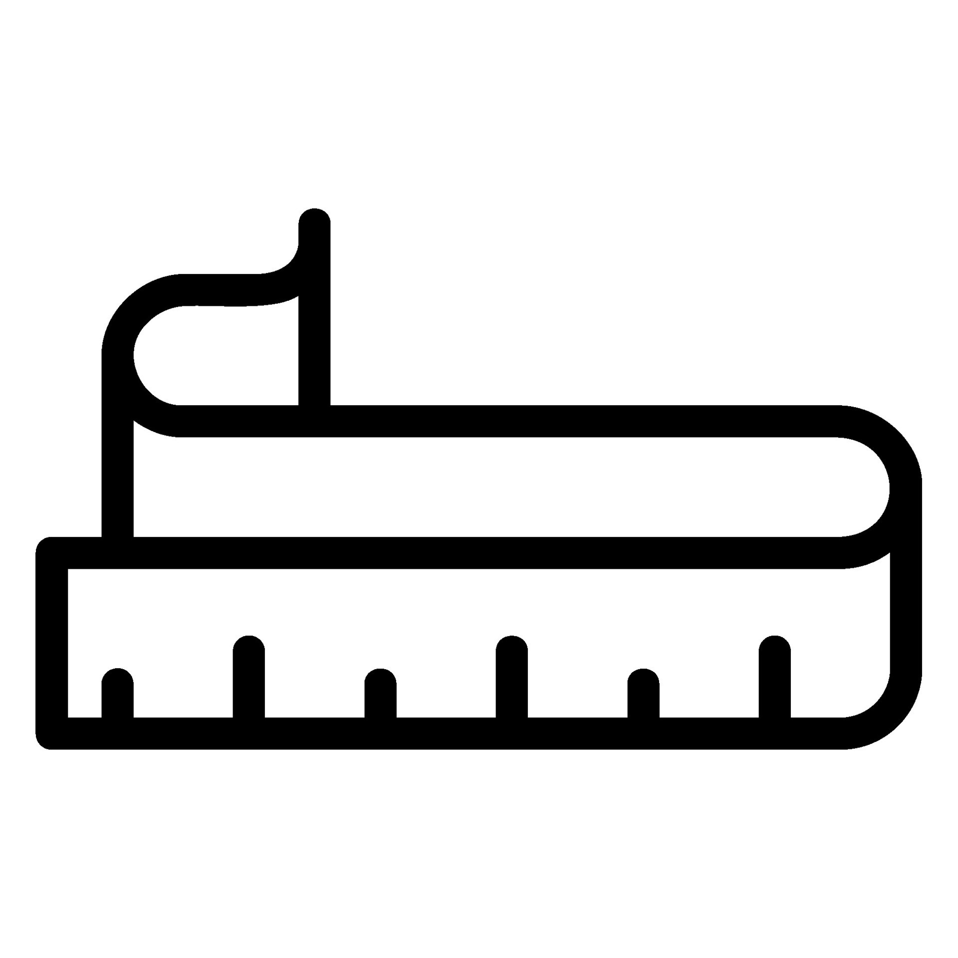 tape measure line icon 27469462 Vector Art at Vecteezy