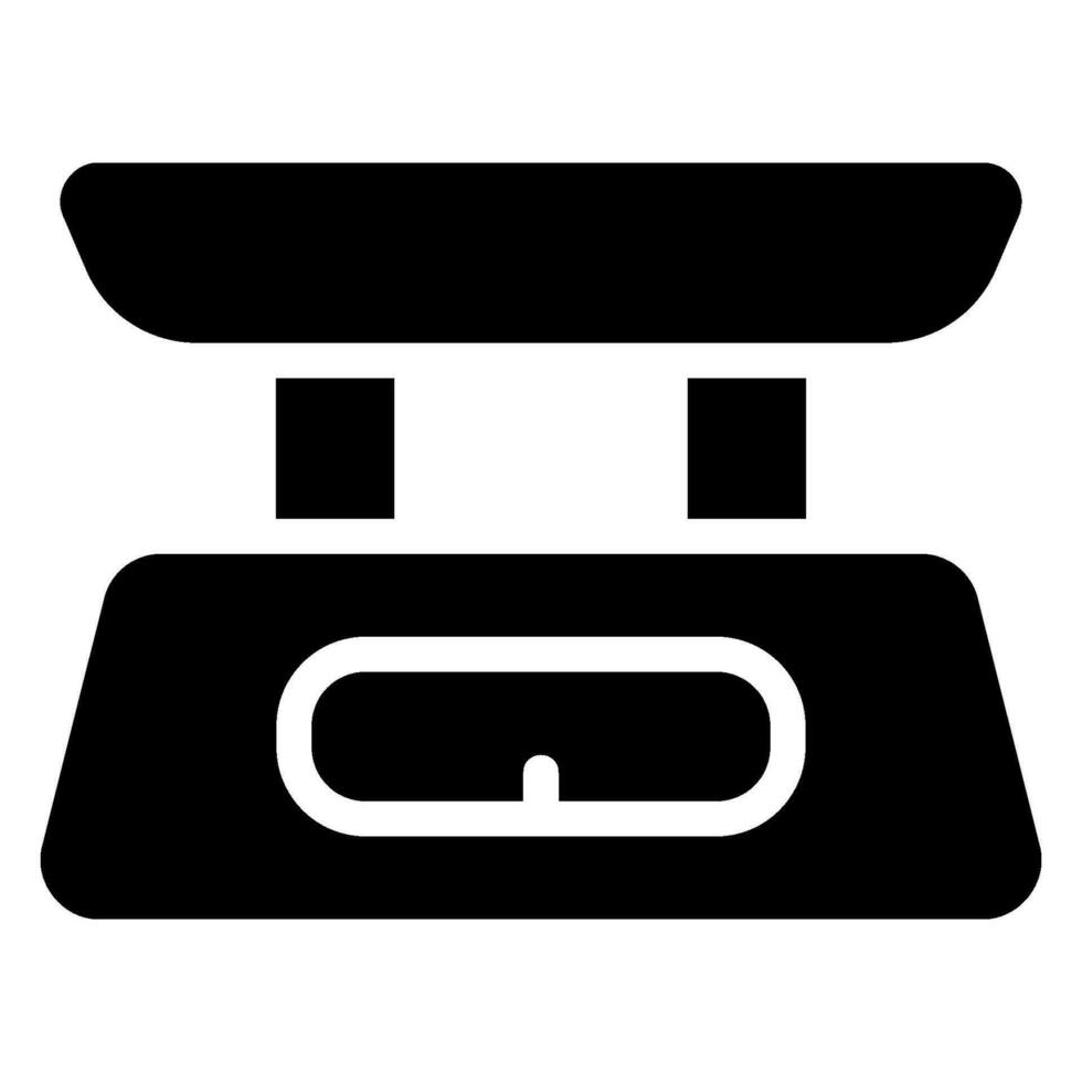 scale glyph icon vector