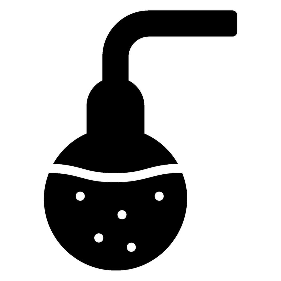 flask glyph icon vector