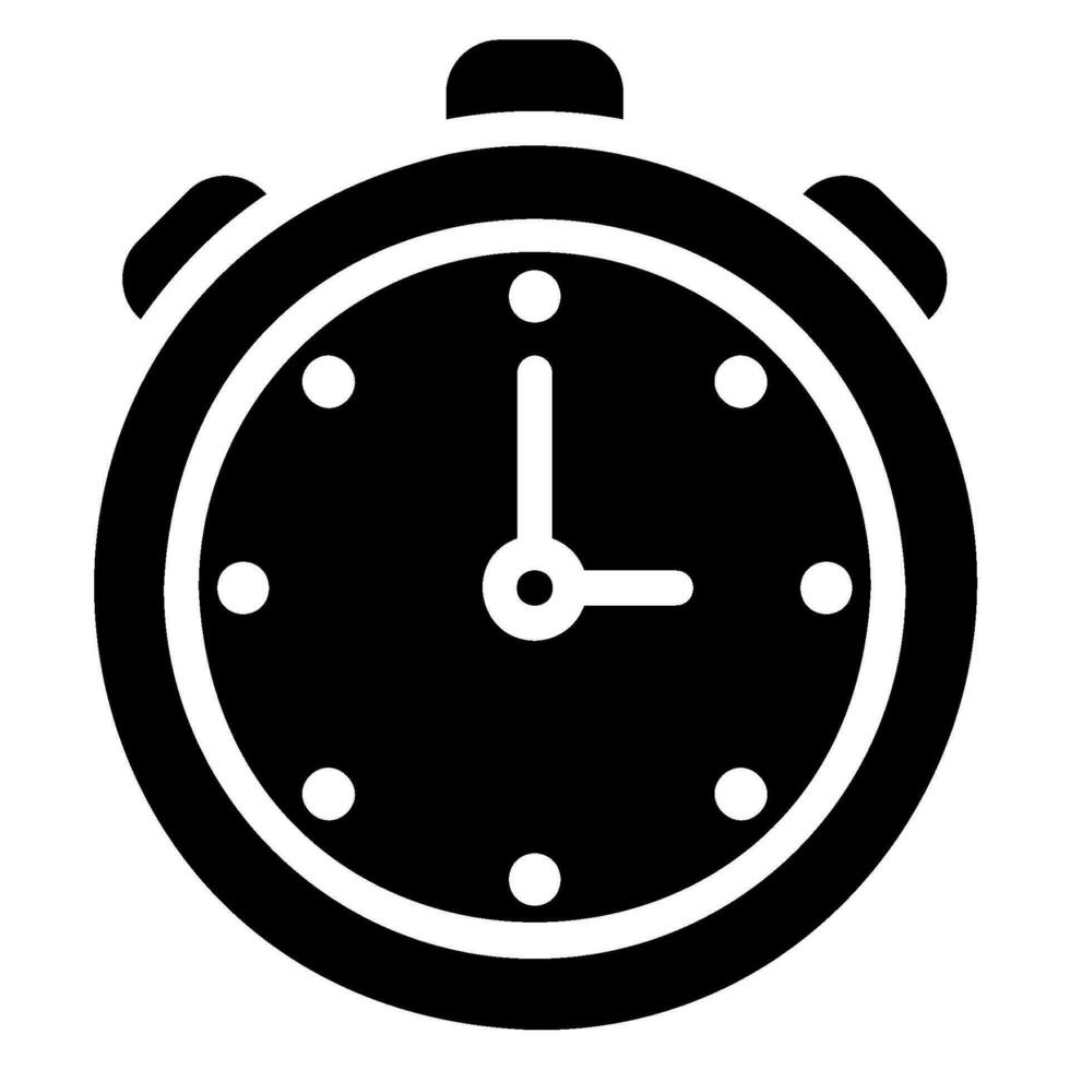 chronometer glyph icon vector