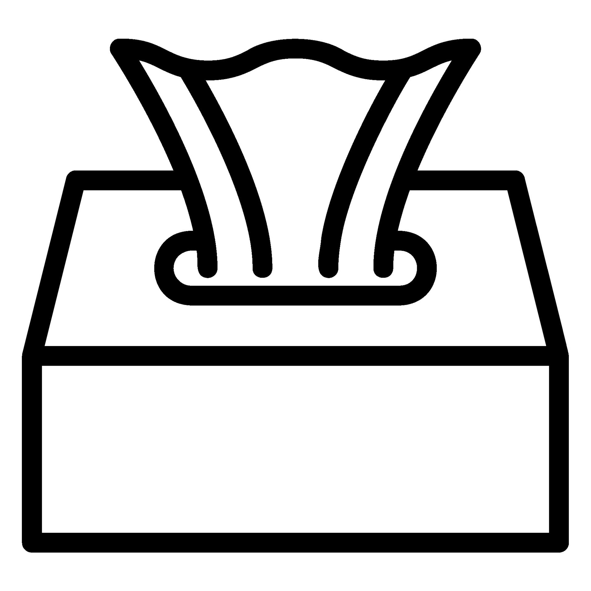 tissue box line icon 27469817 Vector Art at Vecteezy
