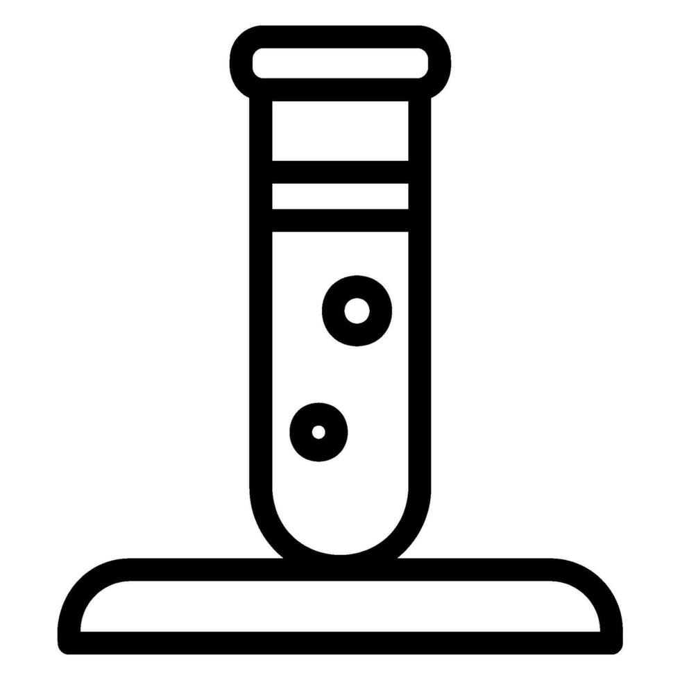experiment line icon vector