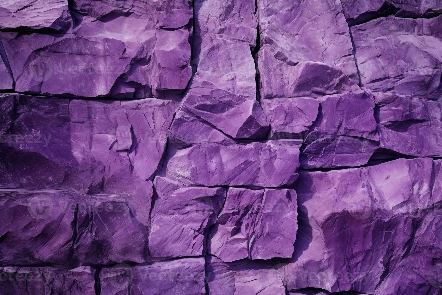 Purple stone wall texture background. ai generated photo