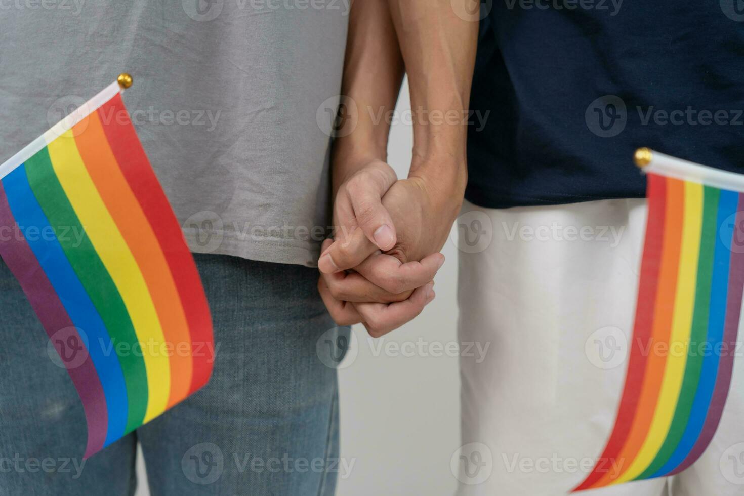 LGBT group. Male bisexualities couple holding hands showing love. Asian young couple hug each other happily, lover in love, bisexualities, homosexuality, liberty, expression, happy life, life style photo