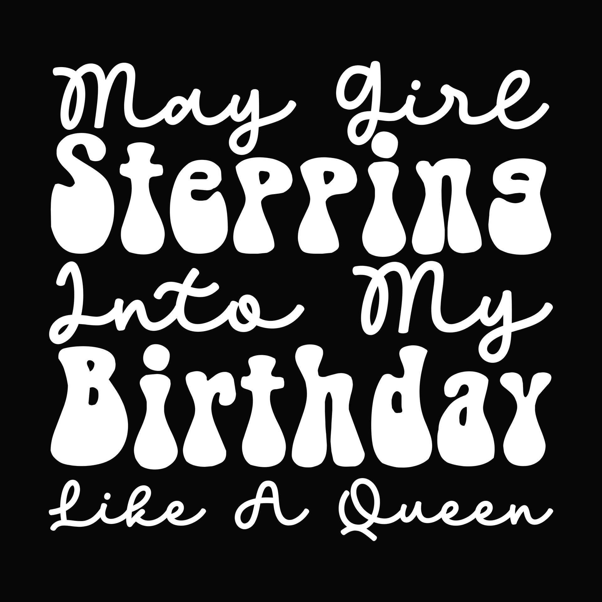 May Birthday t-shirt design 27472568 Vector Art at Vecteezy