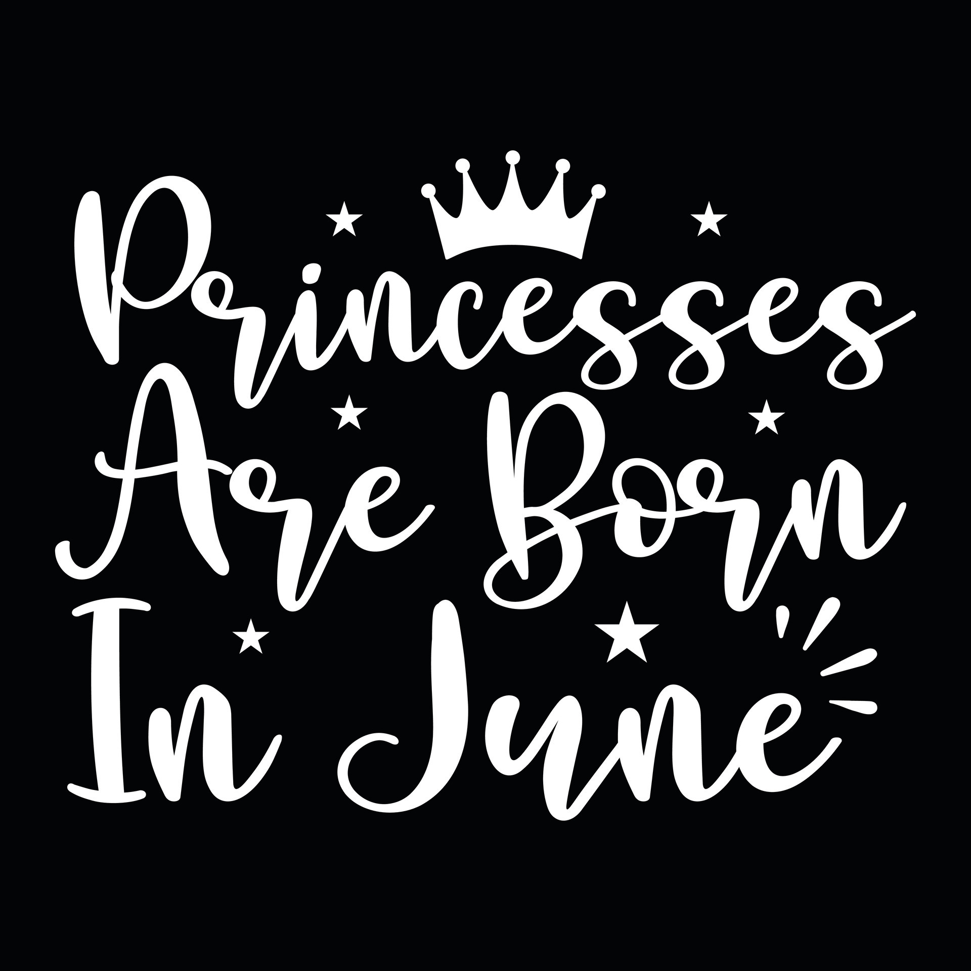 June Birthday tshirt design 27472637 Vector Art at Vecteezy