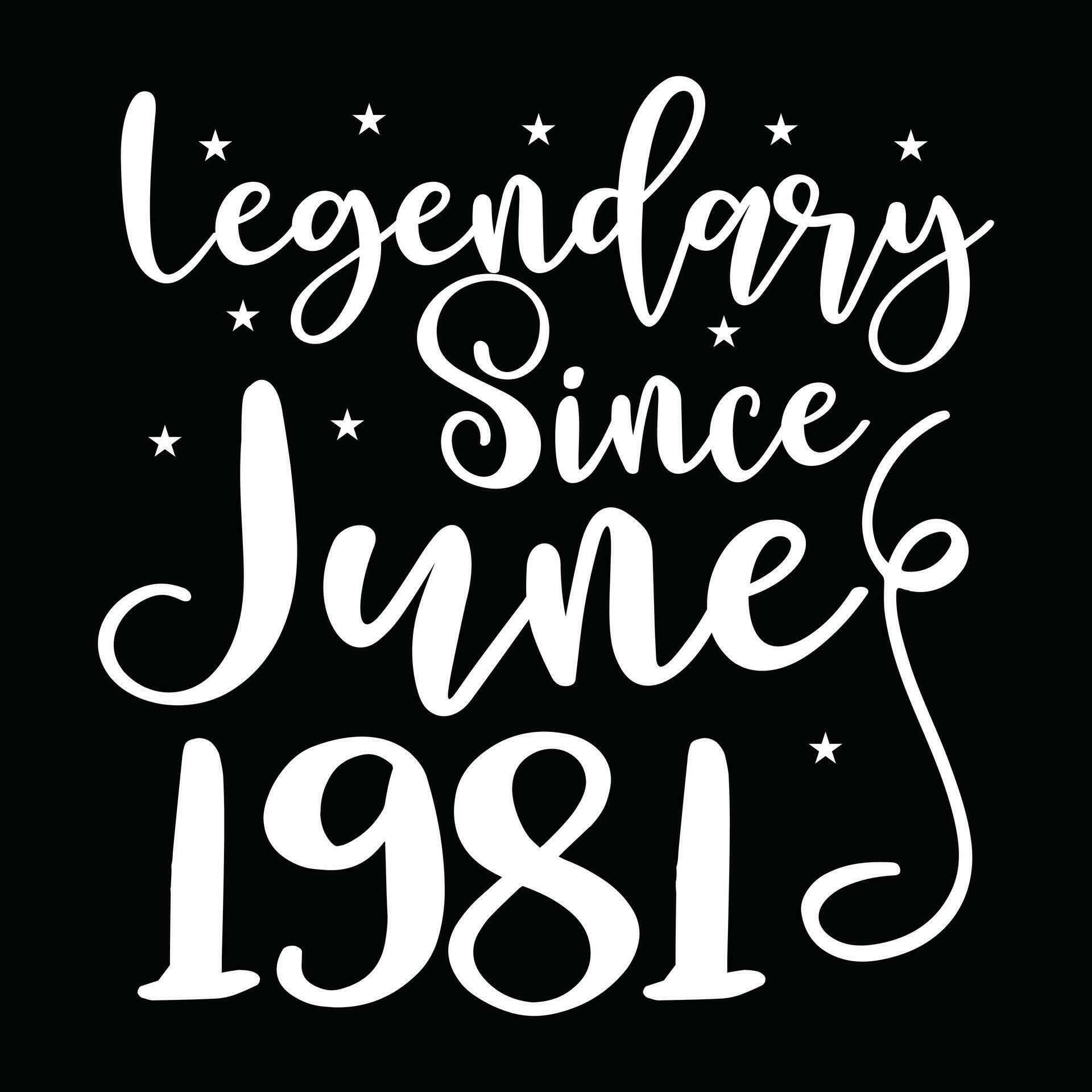 June Birthday tshirt design 27472639 Vector Art at Vecteezy