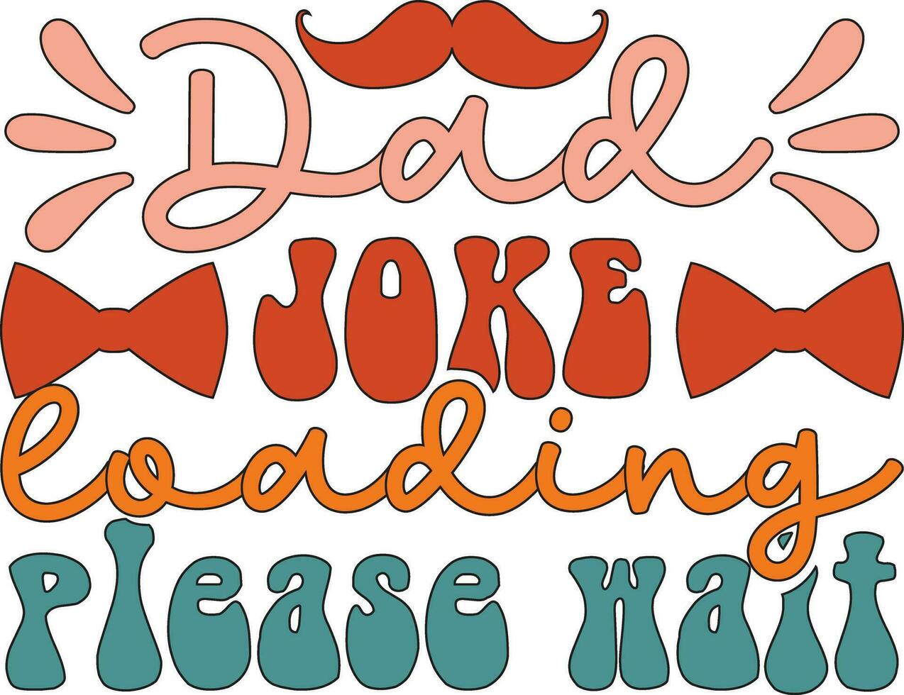 Fathers Day t-shirt design file vector