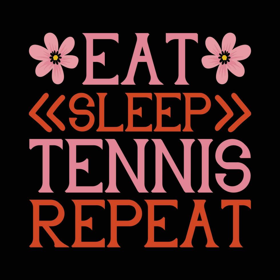 Tennis  t-shirt design file vector