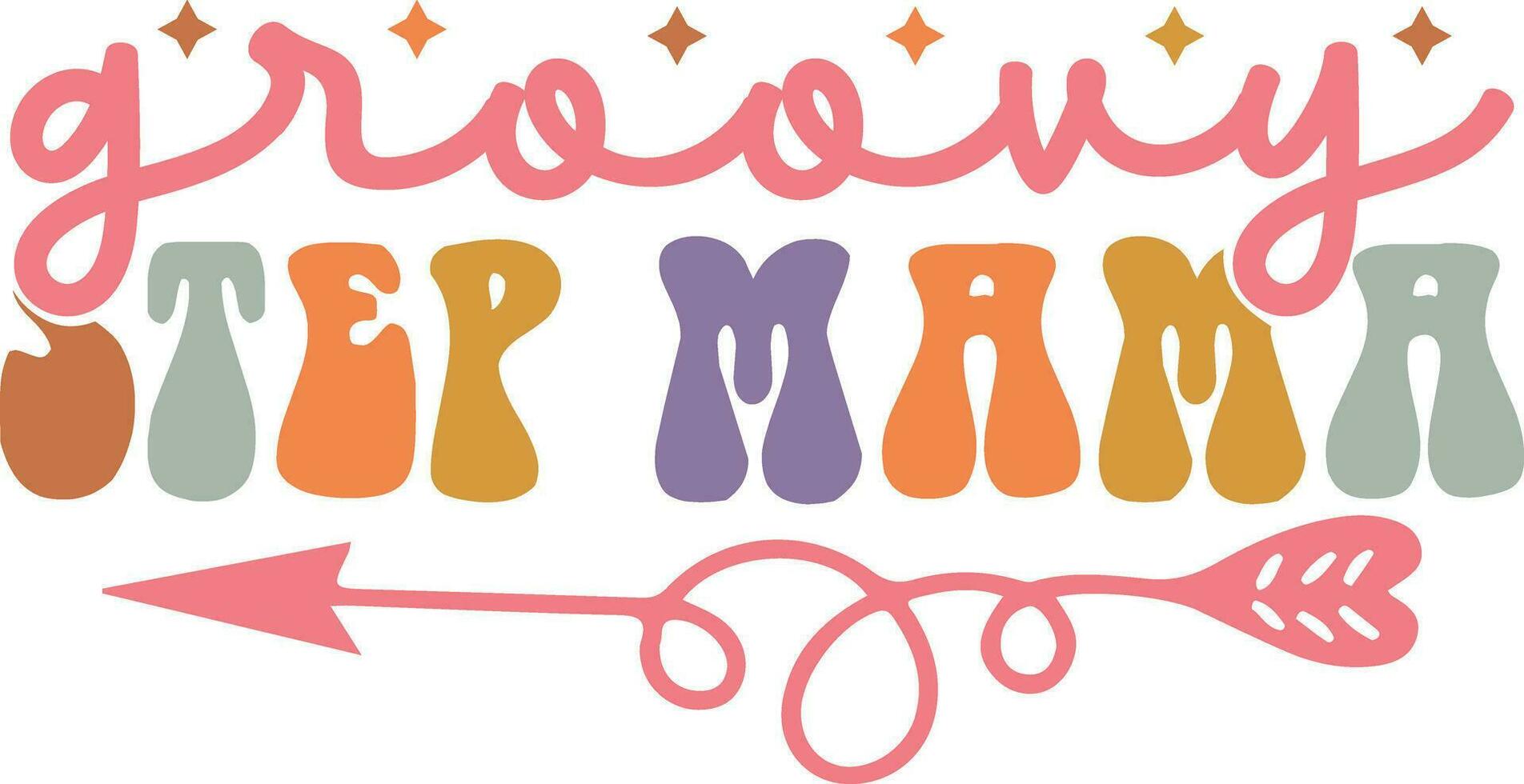 Groovy t-shirt design file vector