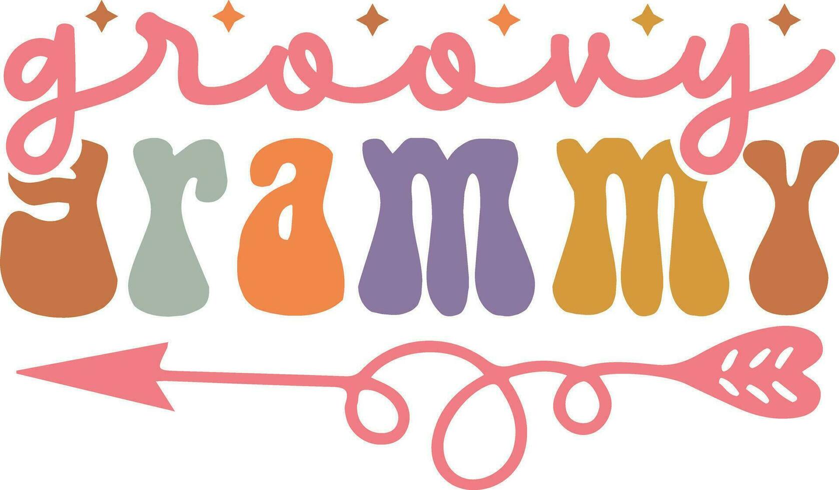 Groovy t-shirt design file vector