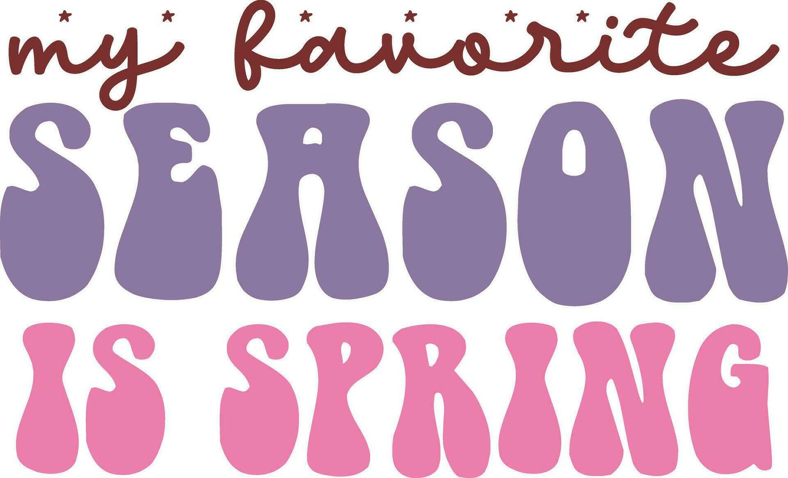 Spring  t-shirt design file vector