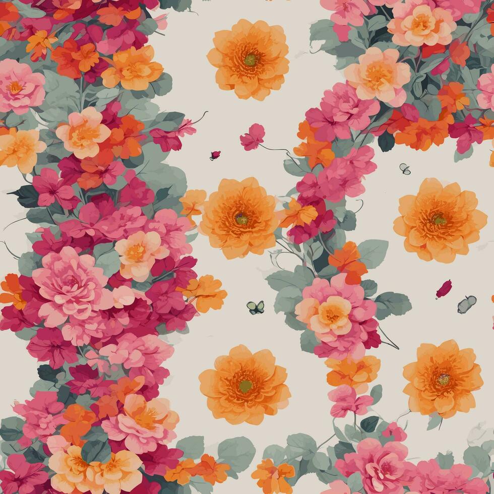 Floral seamless pattern Digital print Pattern Design textile Digital print vector