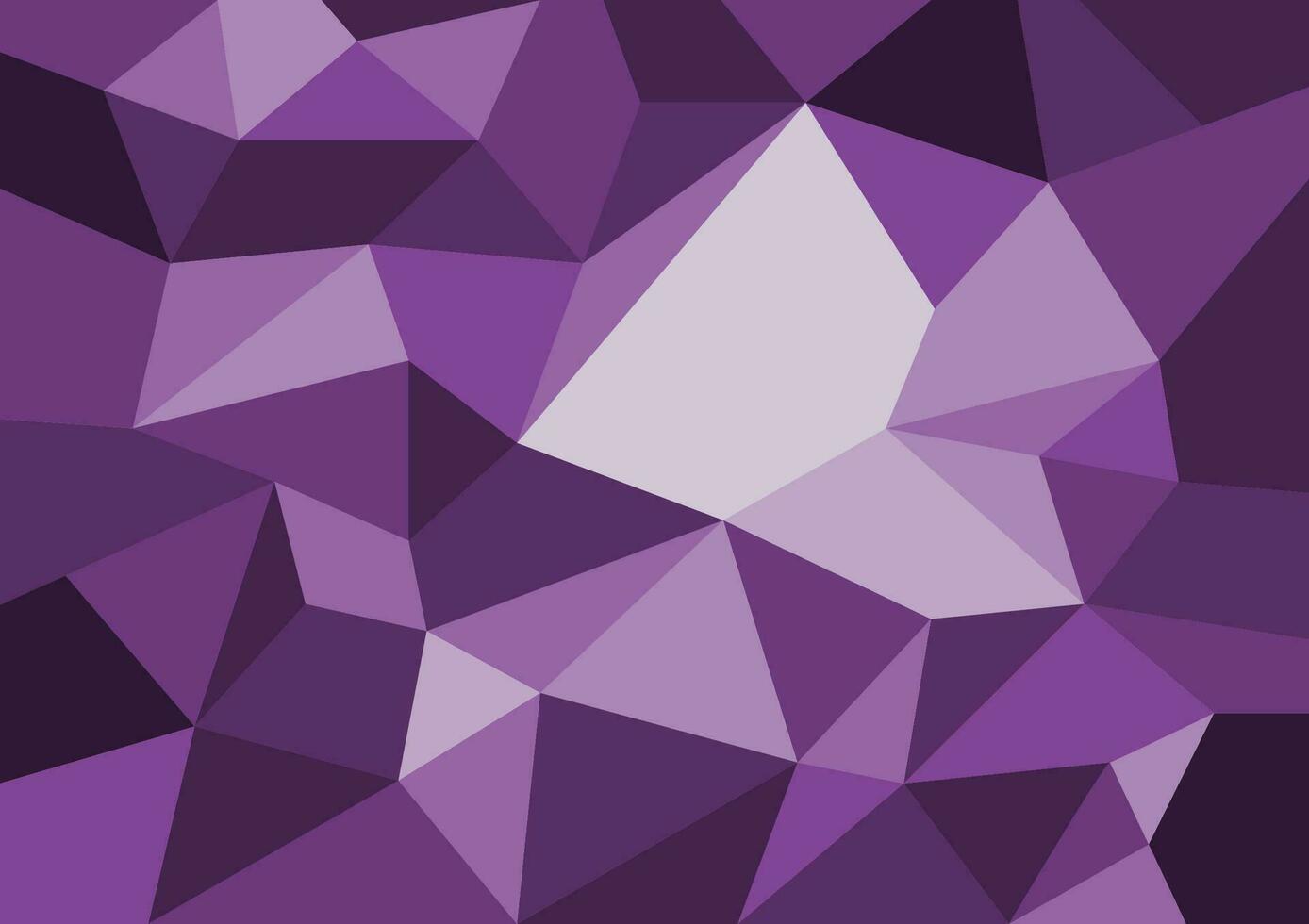 Polygonal low poly purple color. Abstract mosaic background for web banner, poster, flyer and brochure. vector
