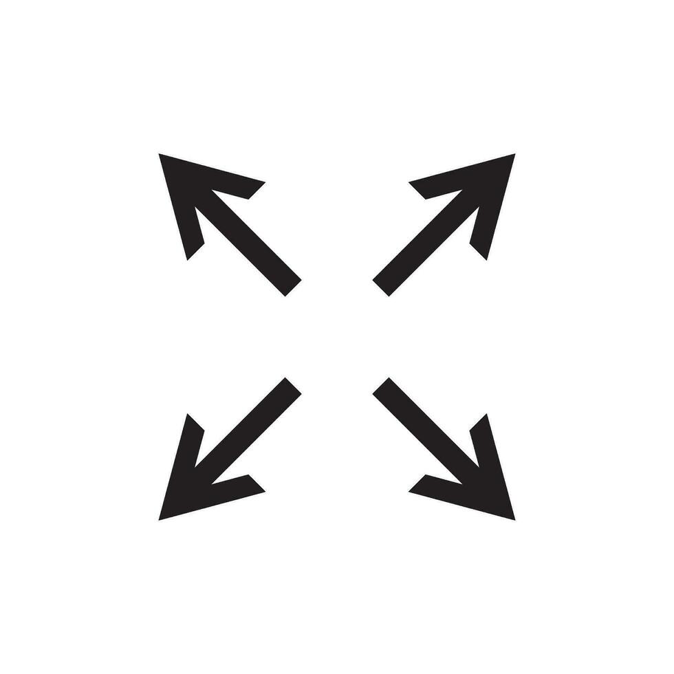 expand icons vector