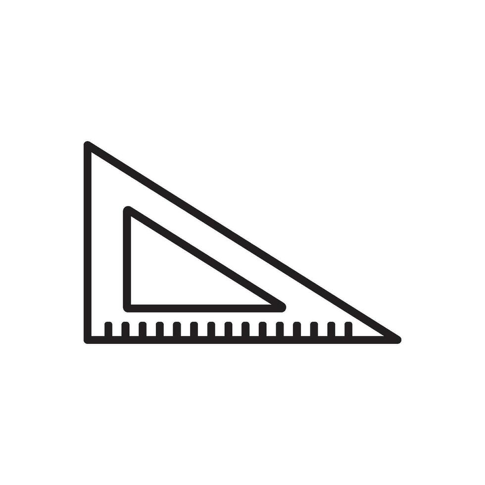 ruler icon vector