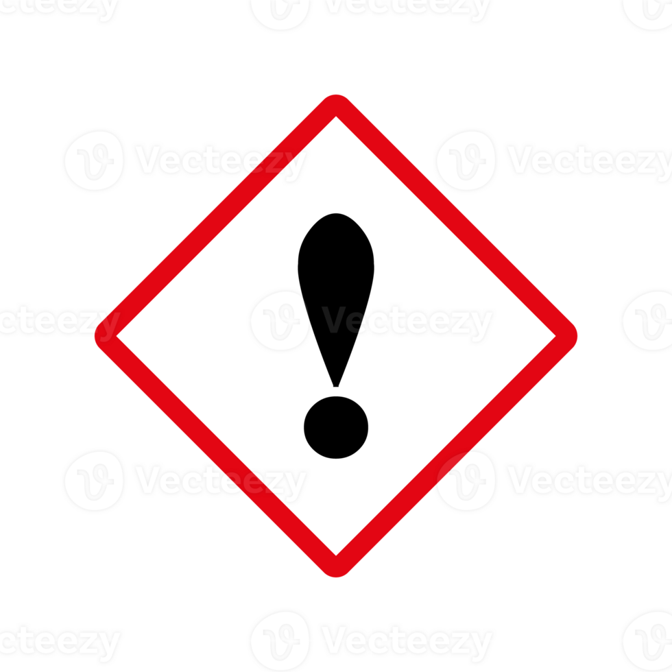 General caution icon vector design template isolated on background. Other danger traffic sign. Illustration of yellow triangle warning sign with exclamation mark inside. Attention. Danger zone. png