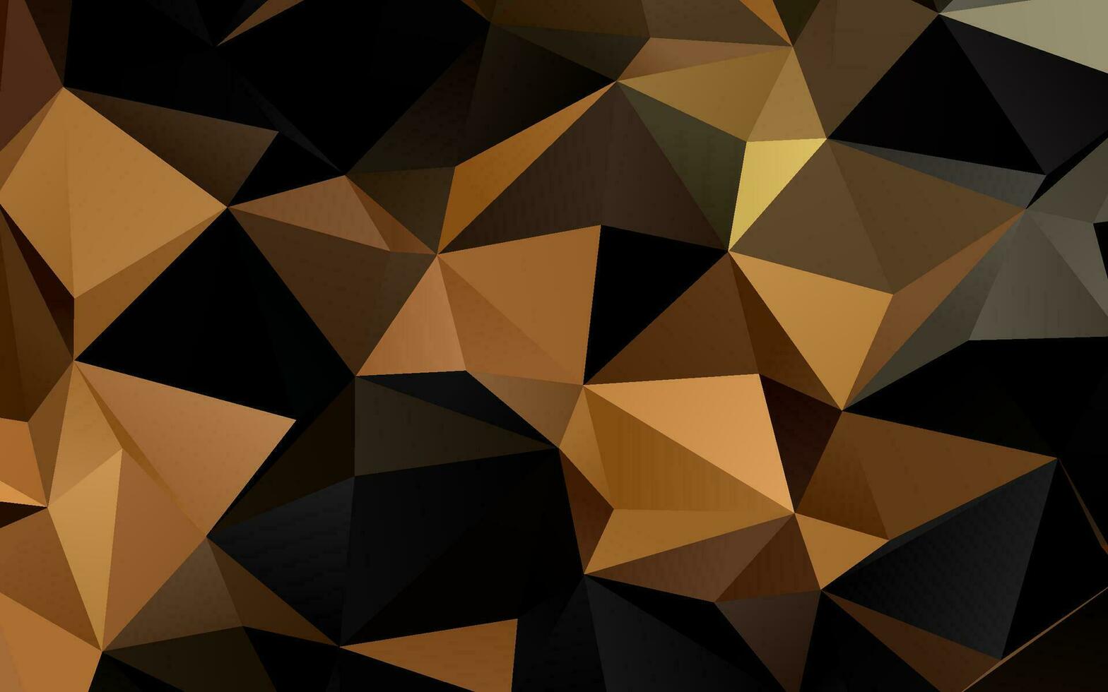 Dark Black vector abstract mosaic backdrop.