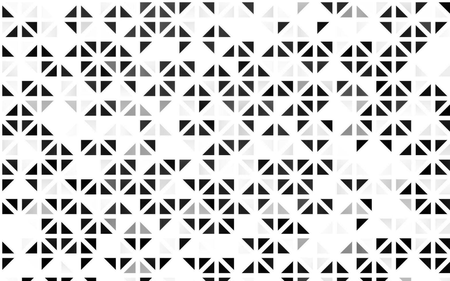 Light Black vector seamless texture in triangular style.