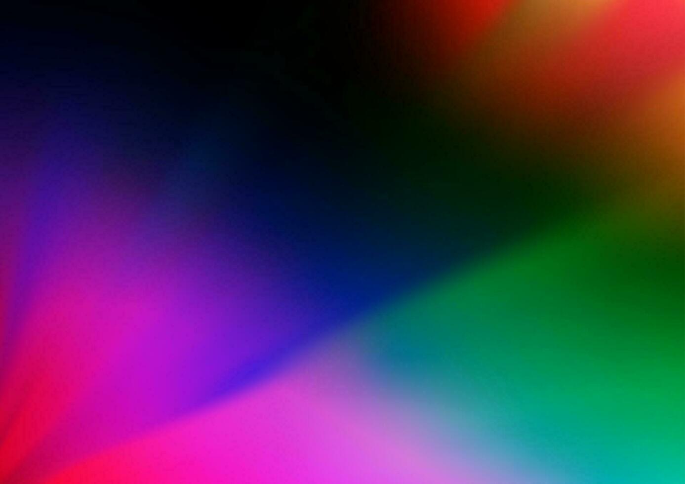 Dark Multicolor, Rainbow vector modern bokeh pattern.