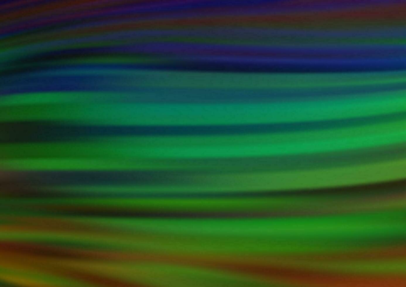 Dark Multicolor, Rainbow vector background with lamp shapes.