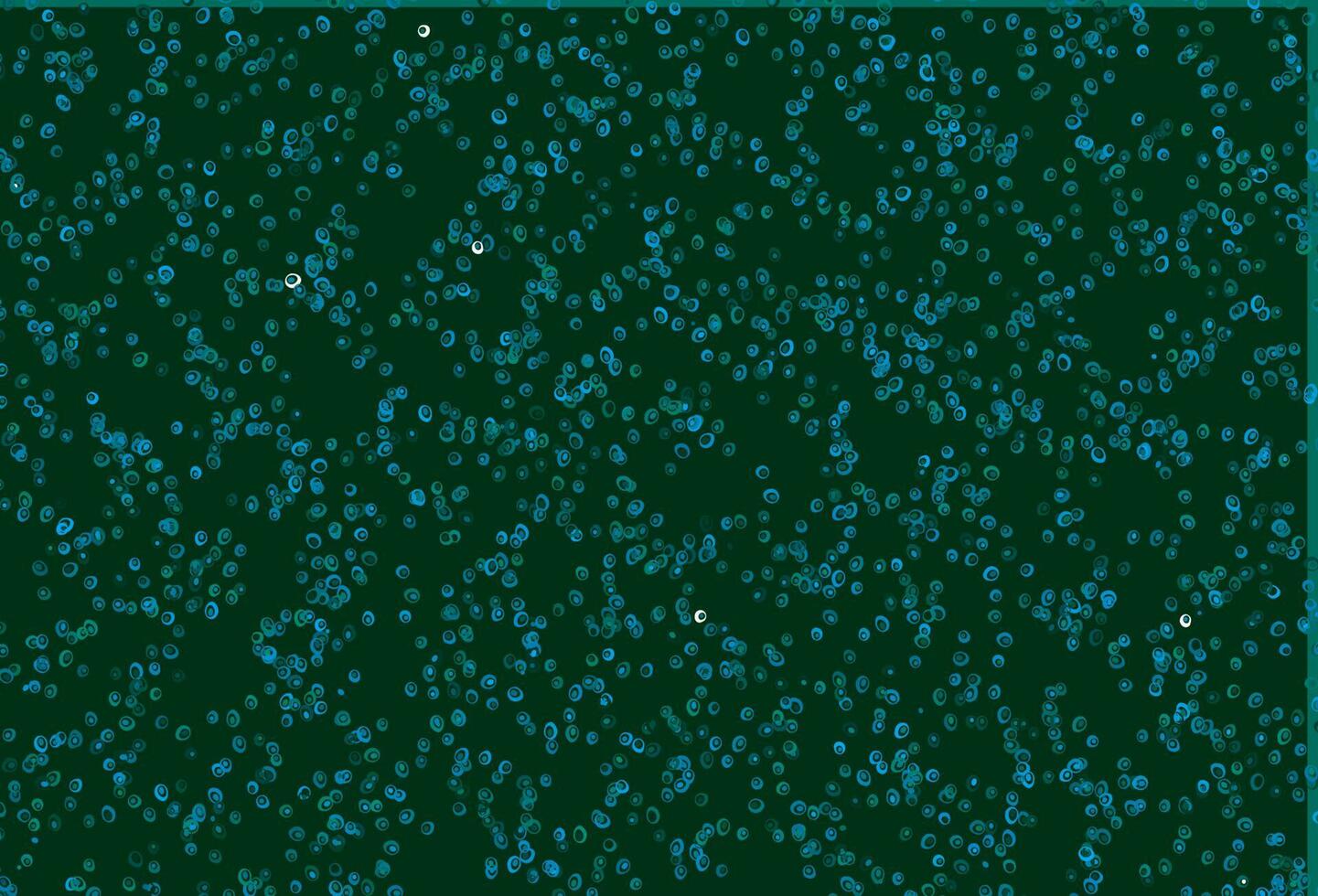 Light Blue, Green vector texture with disks.