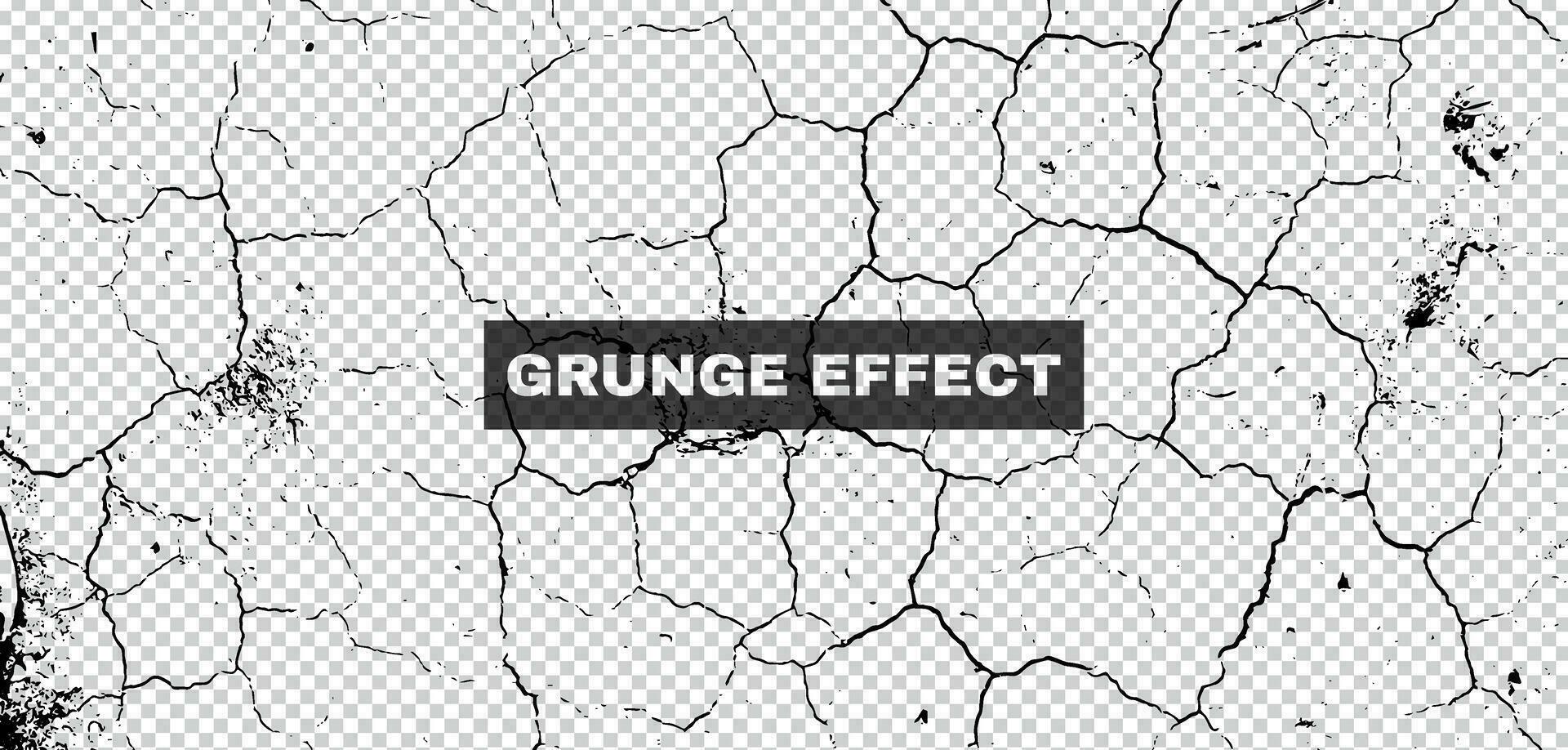 grunge efecto en un blanco antecedentes vector