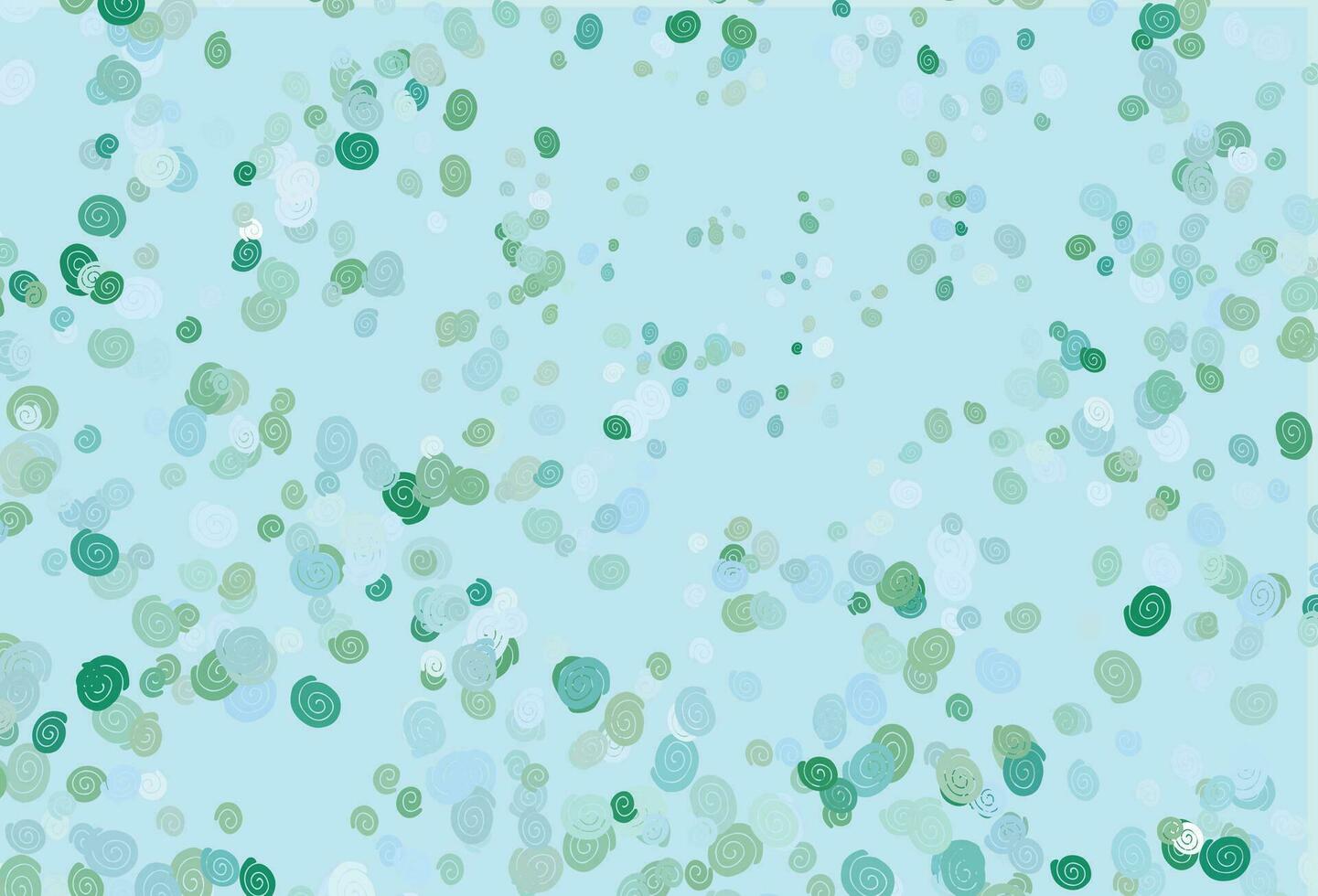 Light Blue, Green vector pattern with bent ribbons.
