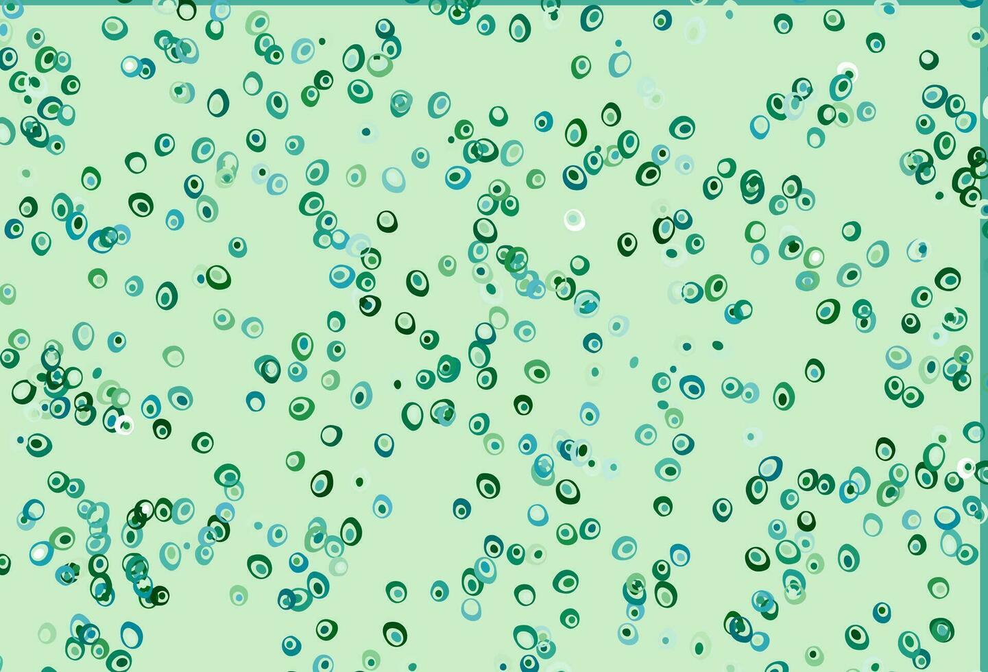 Light Blue, Green vector template with circles.