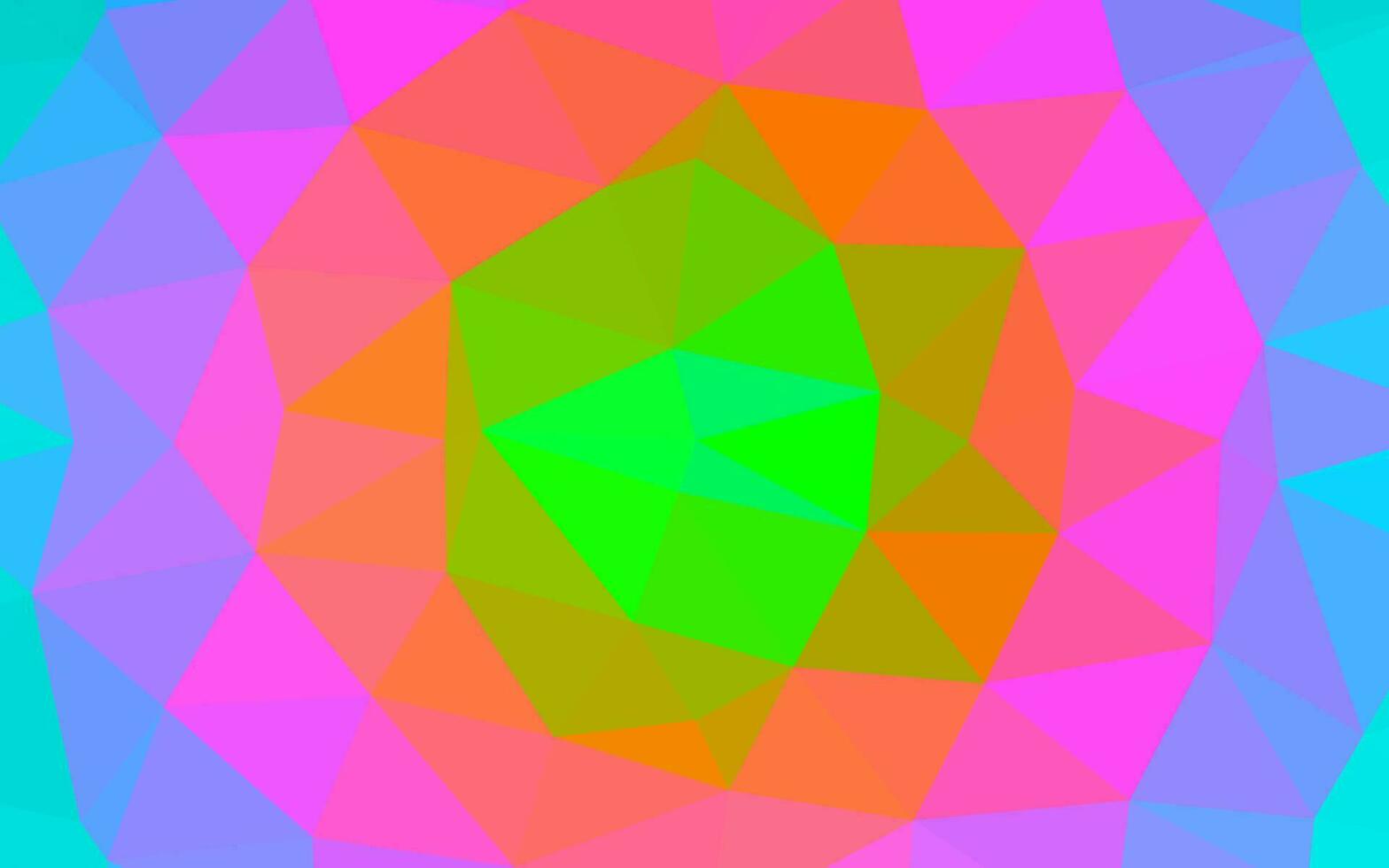 Light Multicolor, Rainbow vector abstract mosaic pattern.