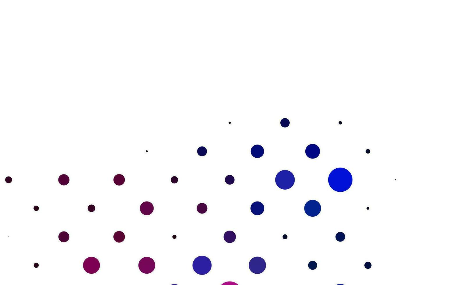 Light Pink, Blue vector background with bubbles.