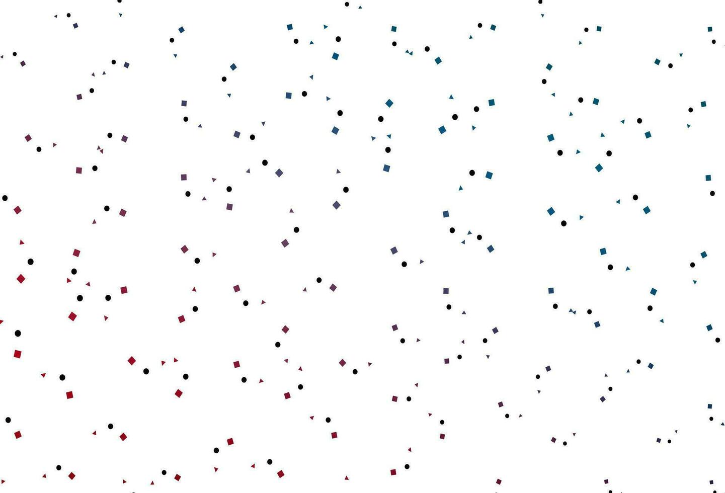 cubierta de vector azul claro, rojo en estilo poligonal con círculos.