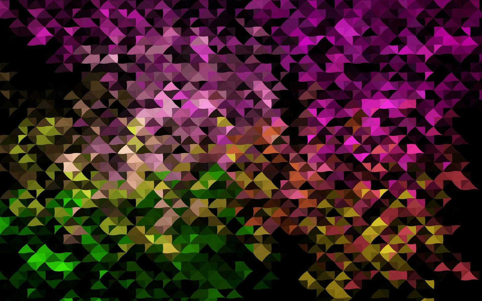 Dark Pink, Green vector pattern in polygonal style.