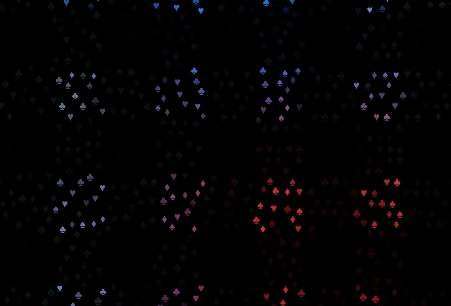 Dark Blue, Red vector layout with elements of cards.