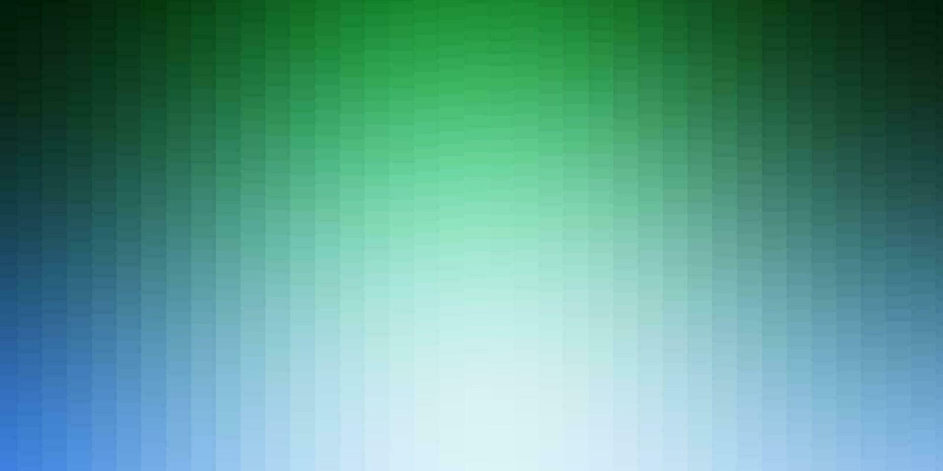 Fondo de vector azul claro, verde con rectángulos.