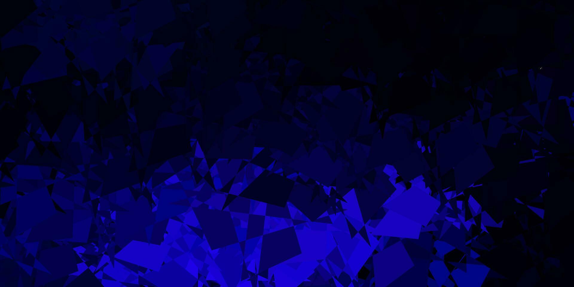 Dark pink, blue vector texture with memphis shapes.