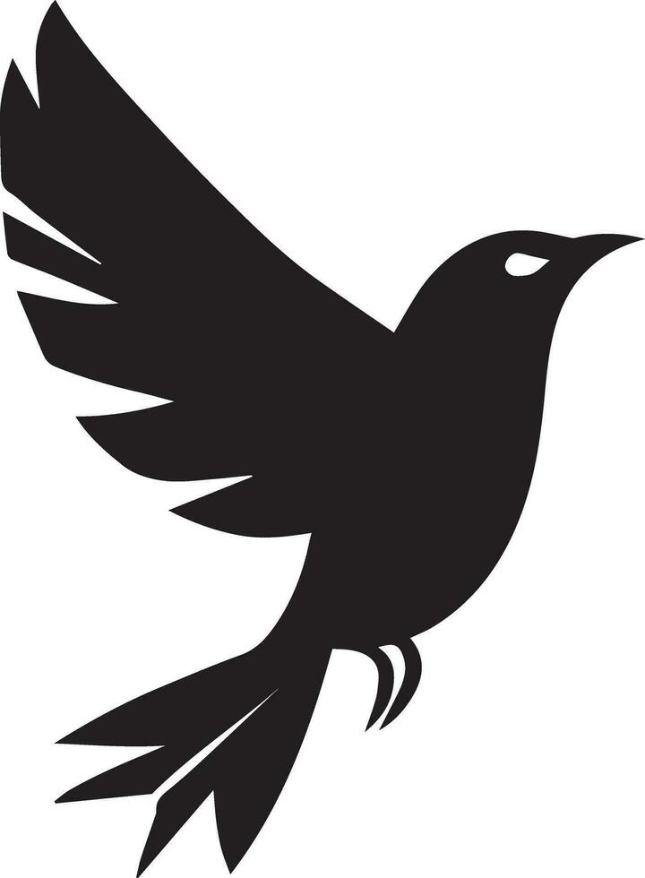 Bird logo concept vector silhouette illustration