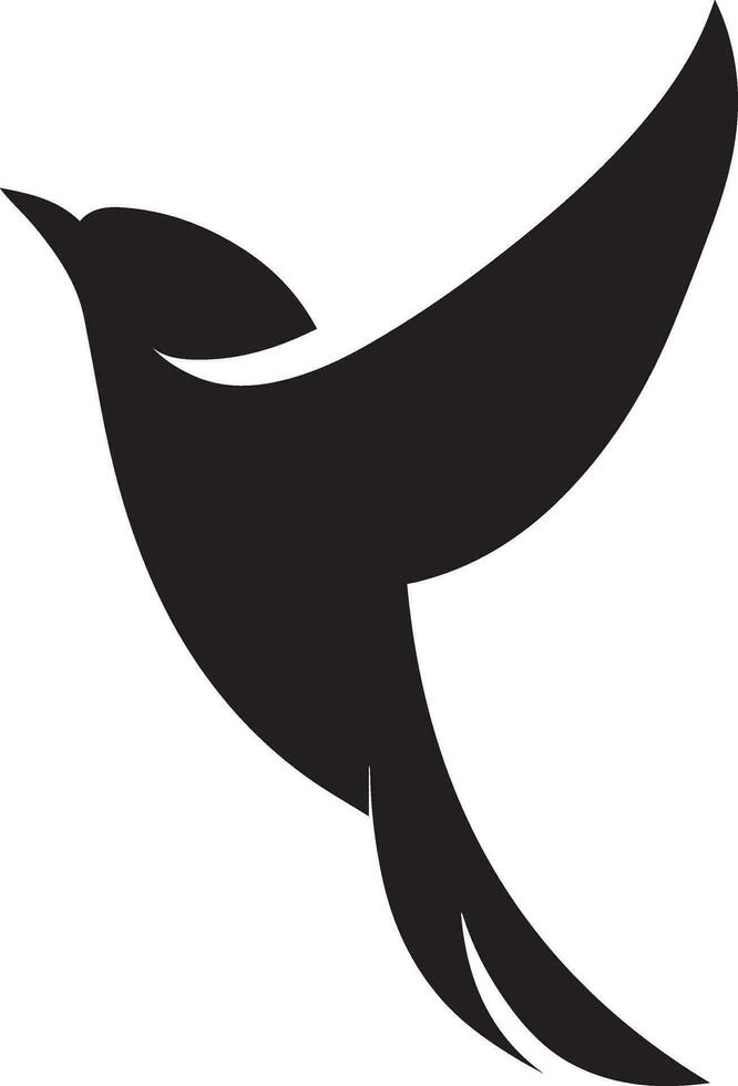 Bird logo concept vector silhouette illustration