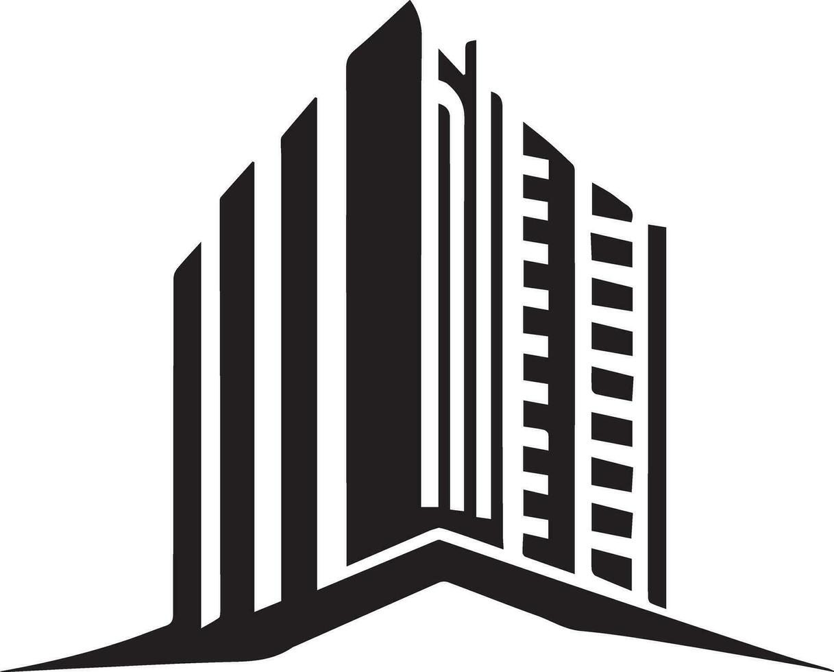 edificio logo vector silueta ilustración