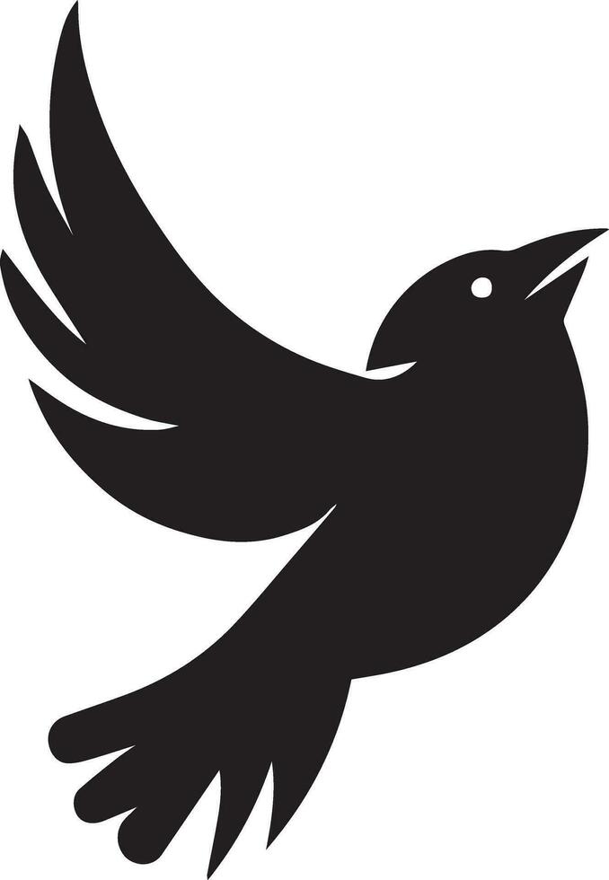 Bird logo concept vector silhouette illustration