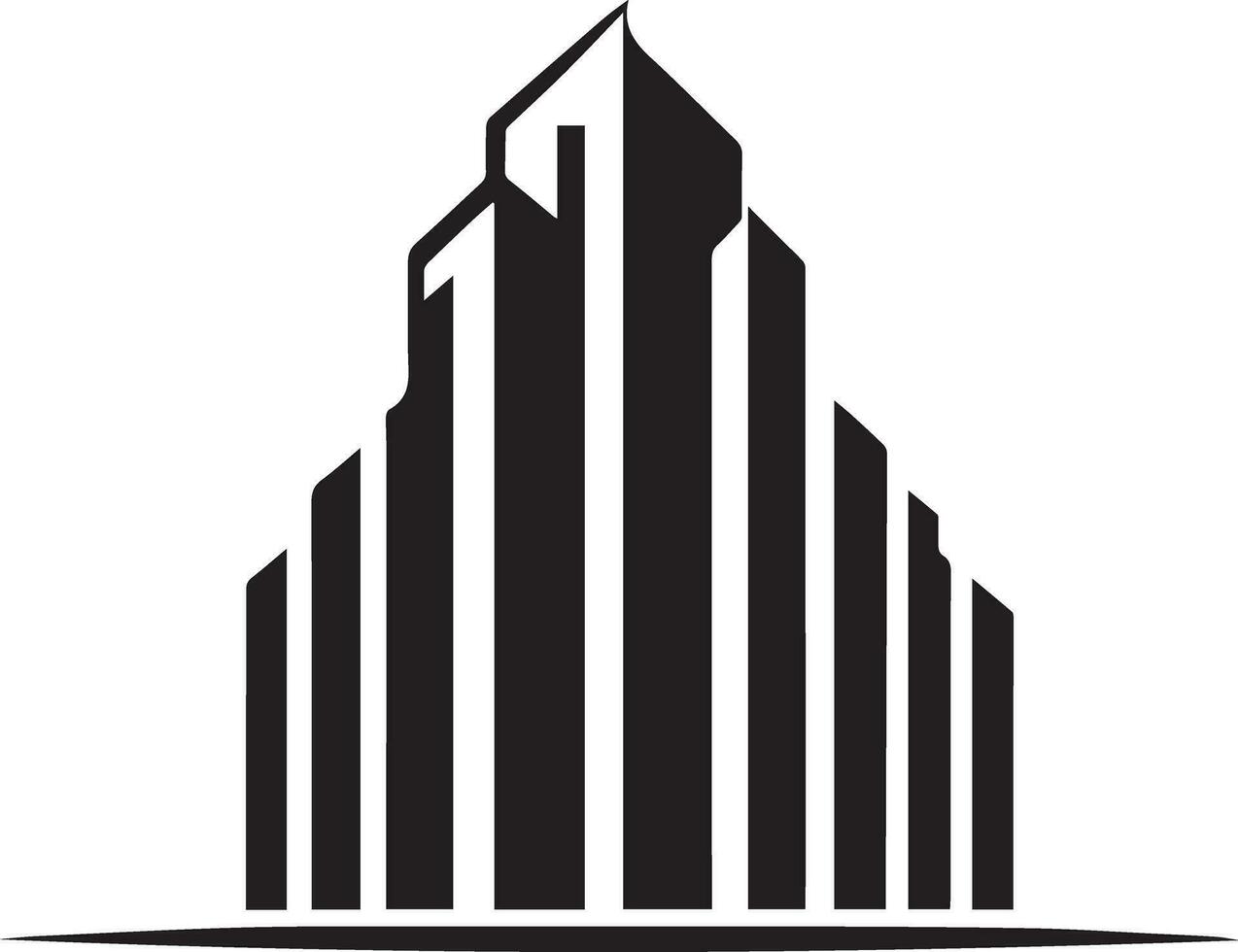 edificio logo vector silueta ilustración