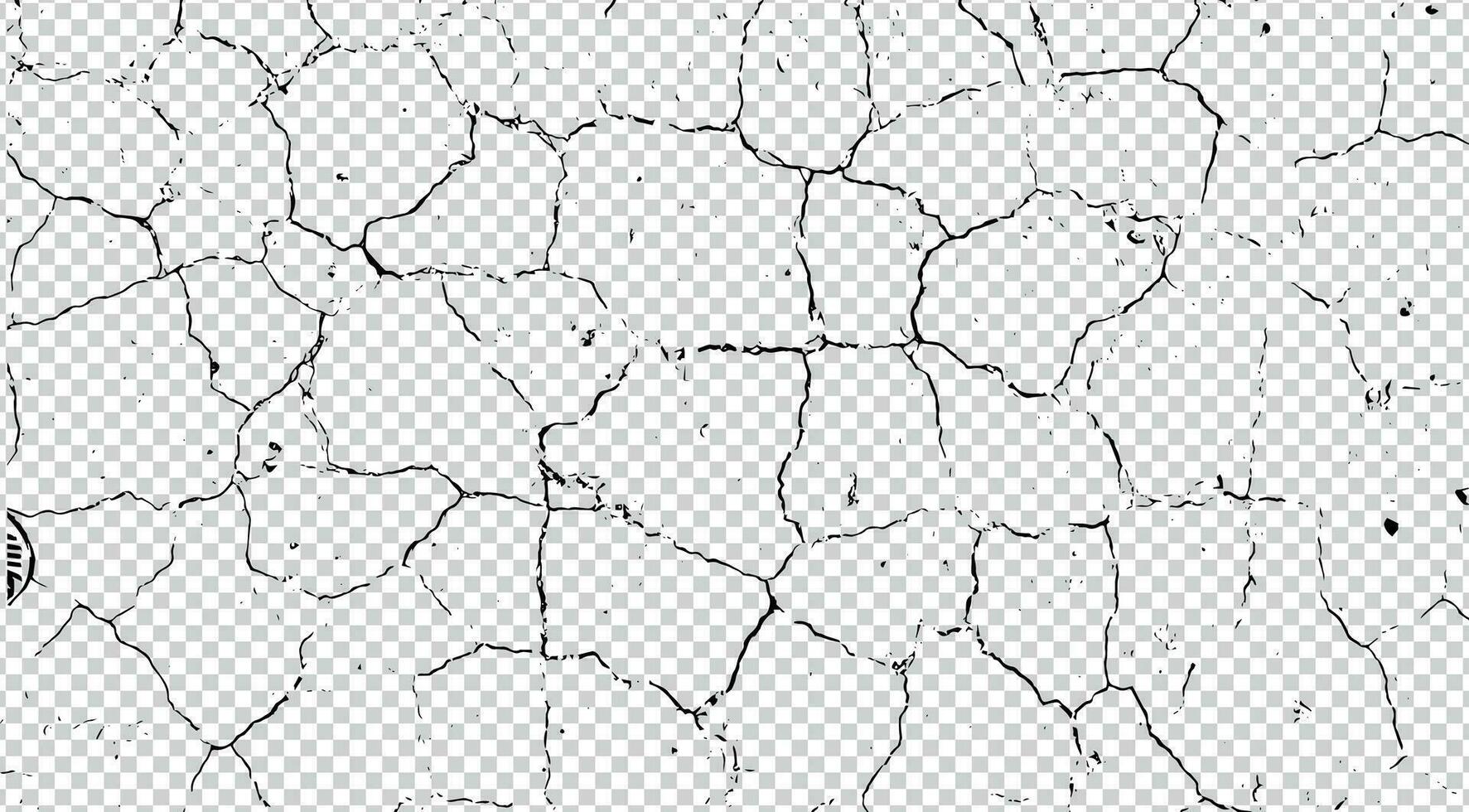 cracked concrete background with cracks and cracks, grungy texture vector