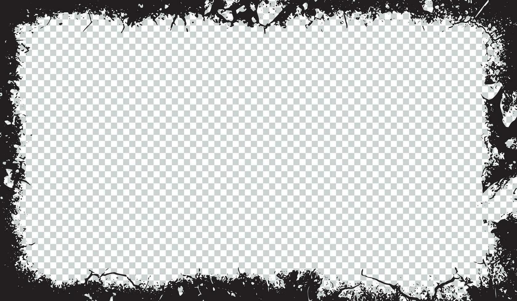 grunge border with black and white text, grunge border, grunge frame grungy, abstract vector